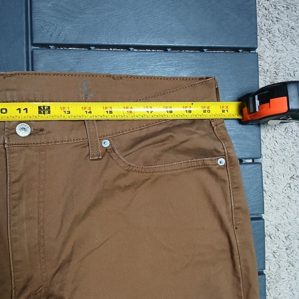 Levis 541‎ Men All Seasons Tech Pants 40X30 Brown 5 Pockets Red Tab Stretch PB83